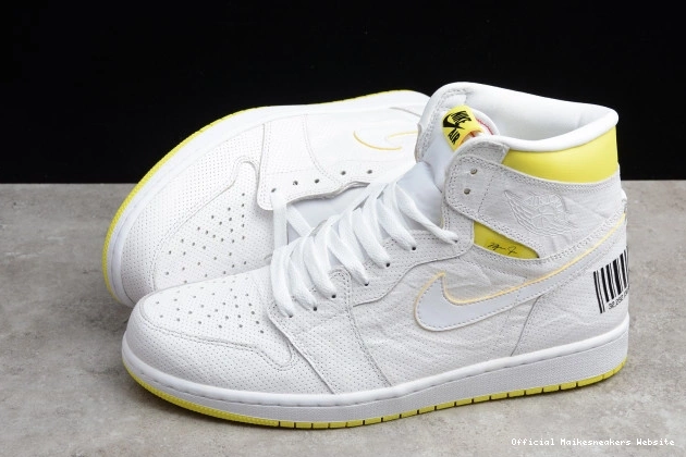 Official Maikesneakers Jordan 1 Flight OG 555088-170 First Air Retro Class High 0721